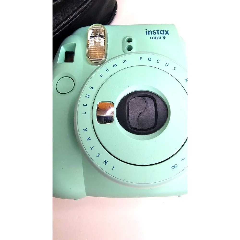 Fujifilm Instax Mini 7S Instant Film Camera Mint Green with Case – Tested Works